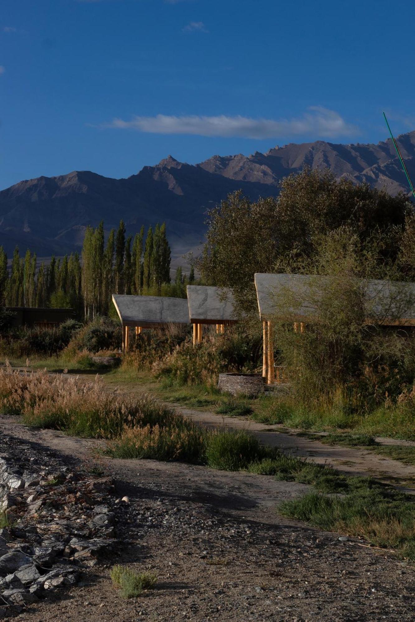 The Indus River Camp Leh Exteriör bild