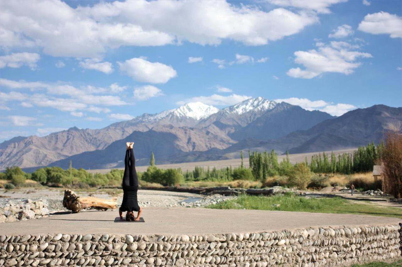 The Indus River Camp Leh Exteriör bild